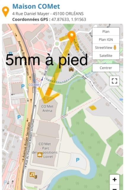אורליאן Maison Comet Avec Jardin Et Parking מראה חיצוני תמונה